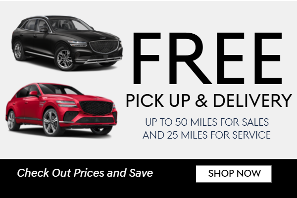 Free Pick-Up and Delivery at Genesis Of Cartersville in Cartersville GA